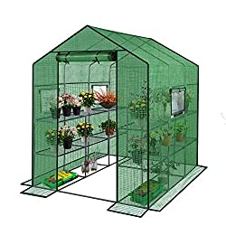 ENSTVER Reinforced Walk-in Greenhouse with Window Review.